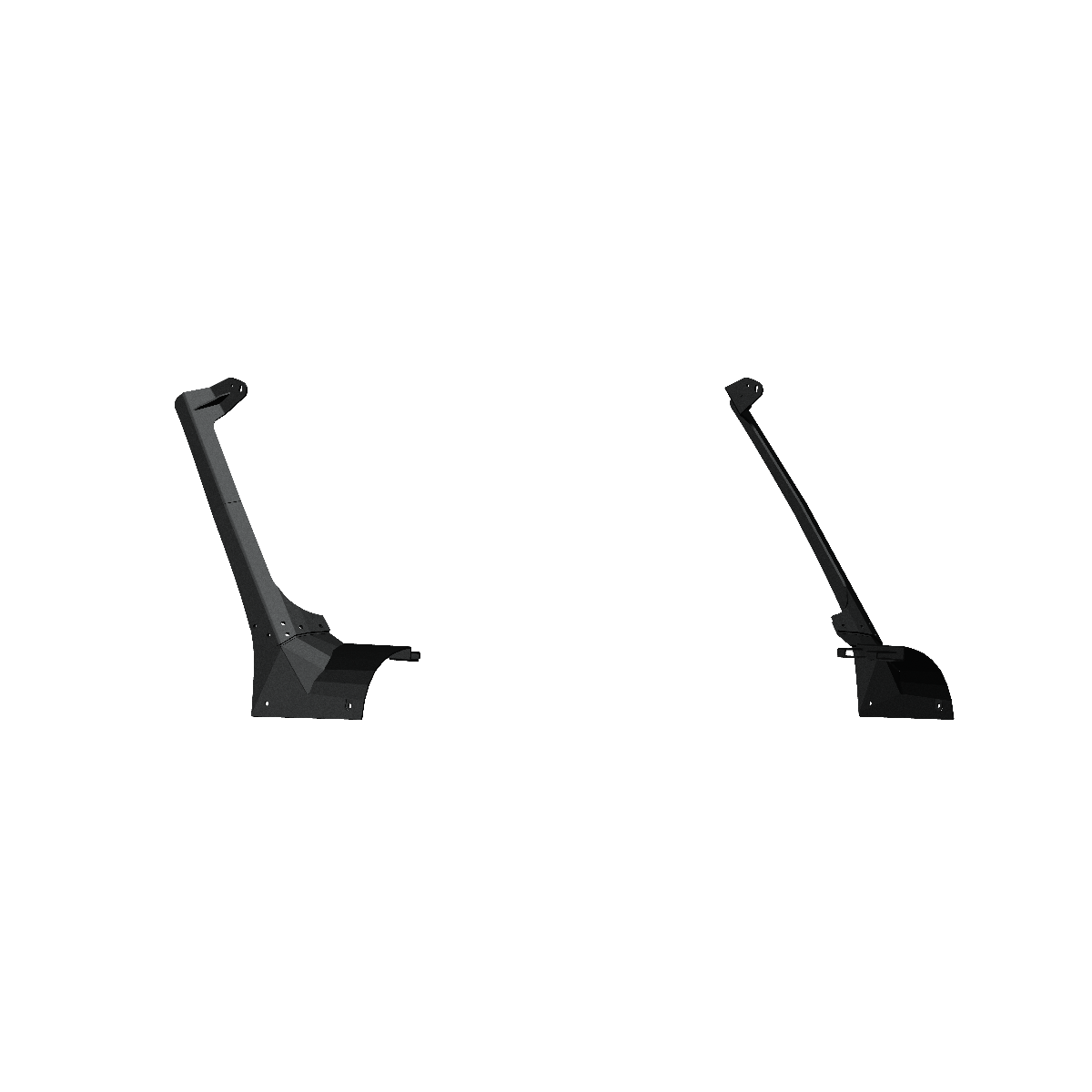 2018+ Jeep Jl Rubicon Stealth A-Pillar Jl Light Mounts 52.25 Inch Rigid Adapt Array Only - Texture Black