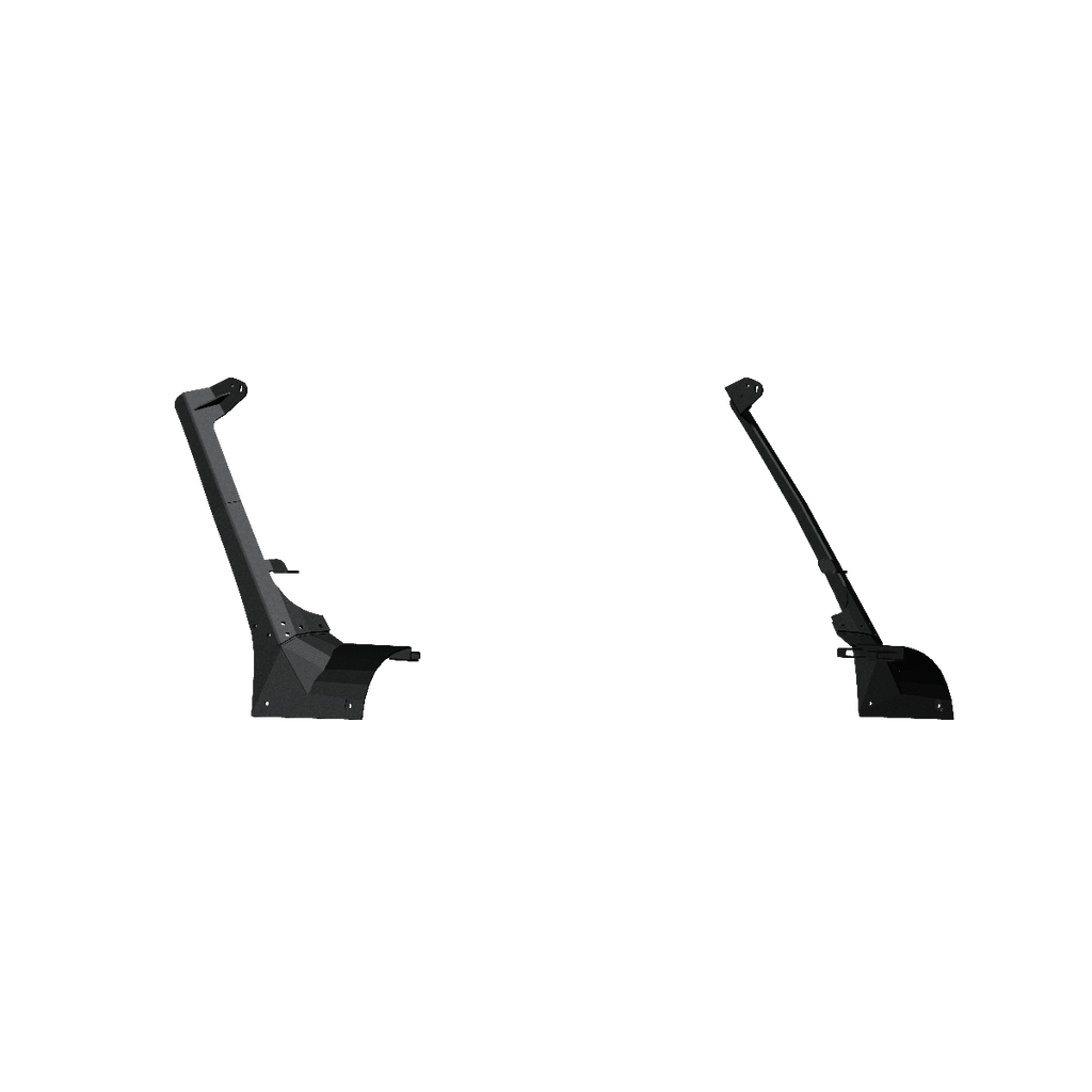 2018+ Jeep Jl Rubicon Stealth A-Pillar Jl Light Mounts 52.25 Inch Rigid Adapt Array + 1 Lower Mount - Texture Black