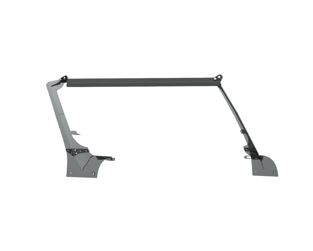 2018+ Jeep Wrangler/Gladiator Stealth A-Pillar 50-Inch Light Arch Bracket (Used With Kit 518Lmp##) - Texture Black