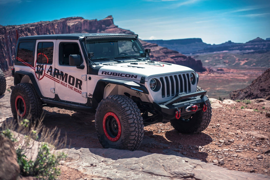 2018+ Jeep Jl Rubicon Stealth Jl Rocker Armor Panel And Guard (4 Door) - Texture Black