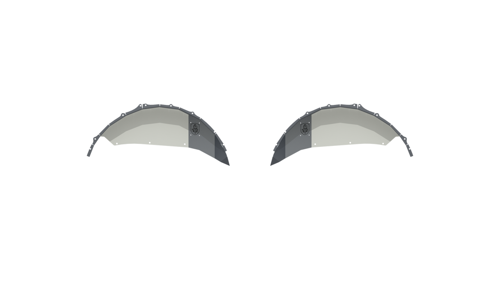 2018+ Jeep Jl Rubicon Stealth Rear Fender Liner Jl Body Armor Raw Stainless Steel