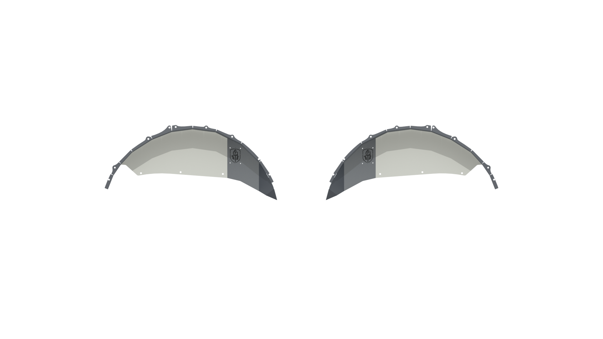 2018+ Jeep Jl Rubicon Stealth Rear Fender Liner Jl Body Armor Raw Stainless Steel