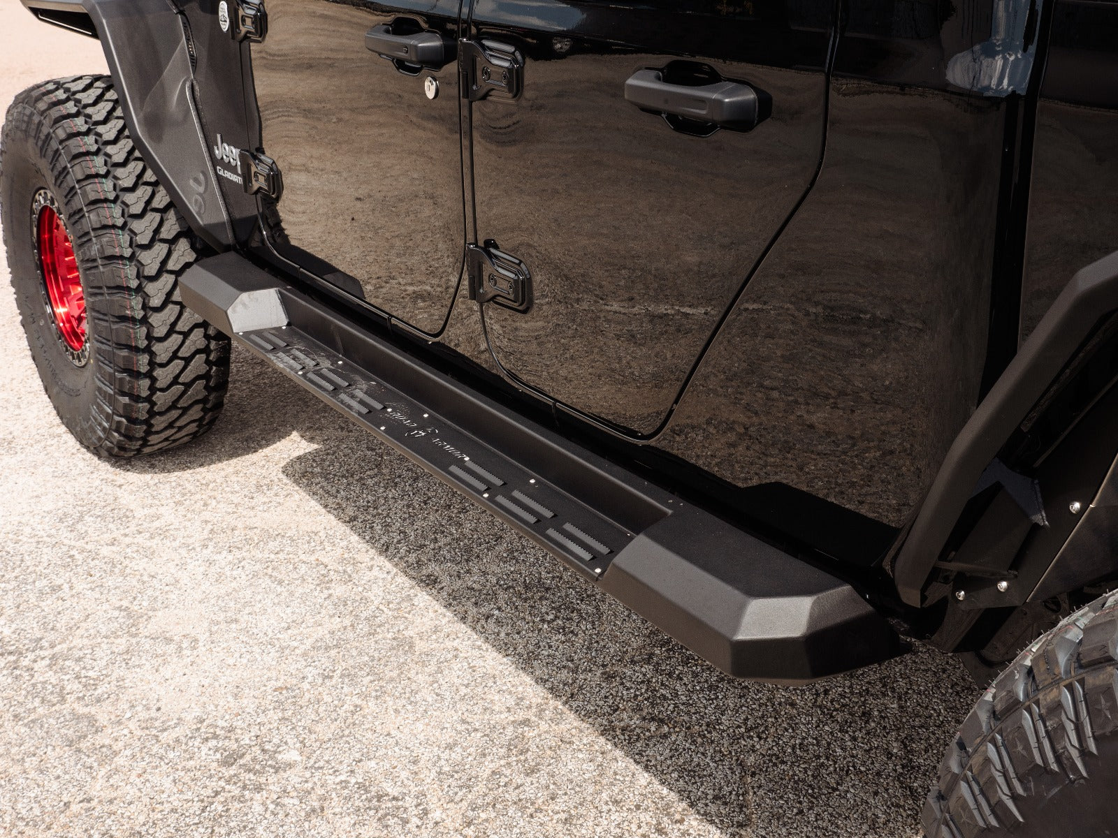 2020+ Jeep Jt Sport Stealth Running Board Step Gladiator (4 Door) - Texture Black