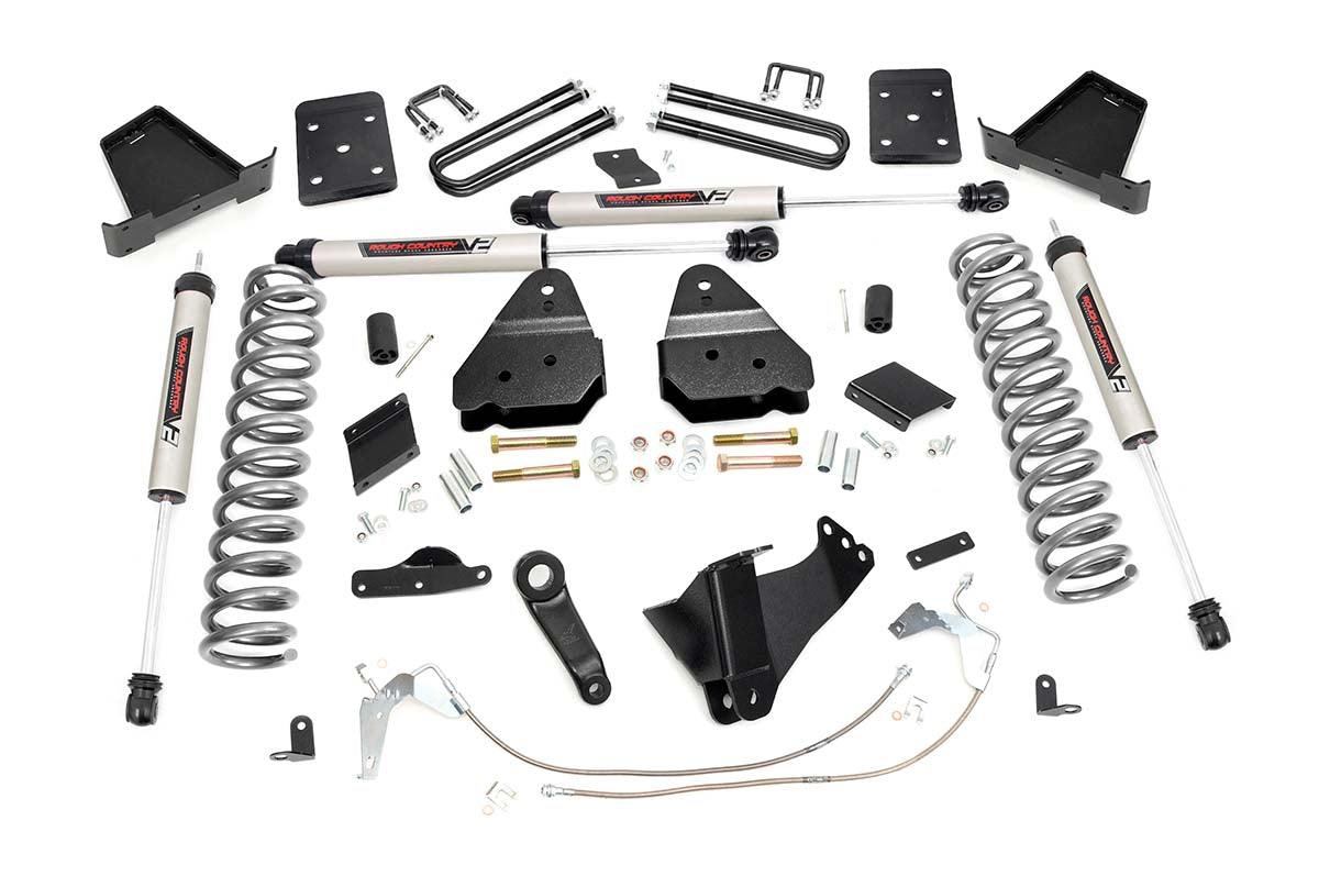 6 Inch Lift Kit | Gas | No OVLD | V2 | Ford Super Duty 4WD (11-14)