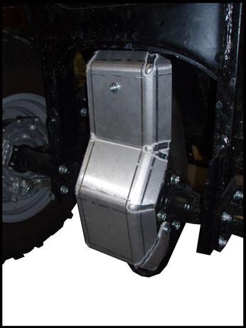 5-Piece Complete Aluminum Skid Plate Set, Suzuki King Quad 400