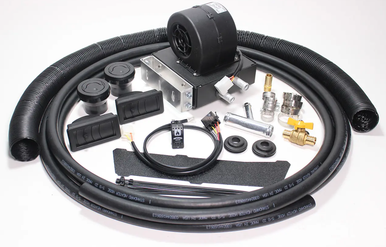 Inferno Cab Heater Kit With Defrost - 2015-2016 Polaris Ranger 570 Full Size