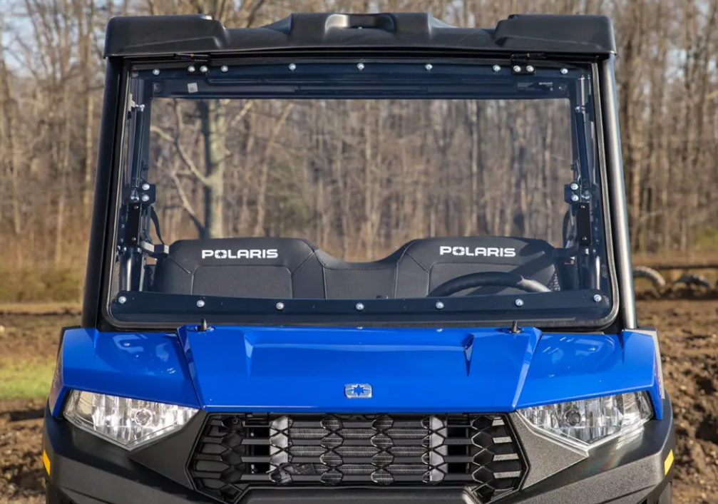 Polaris Ranger Sp 570 Scratch-Resistant Flip Windshield