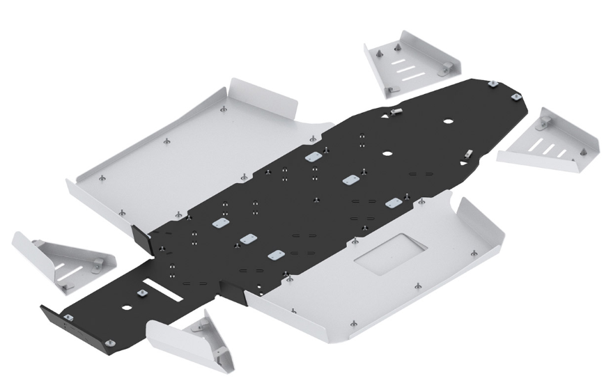 Skid plate (aluminium / plastic) Polaris Ranger 570 SP (2022+)