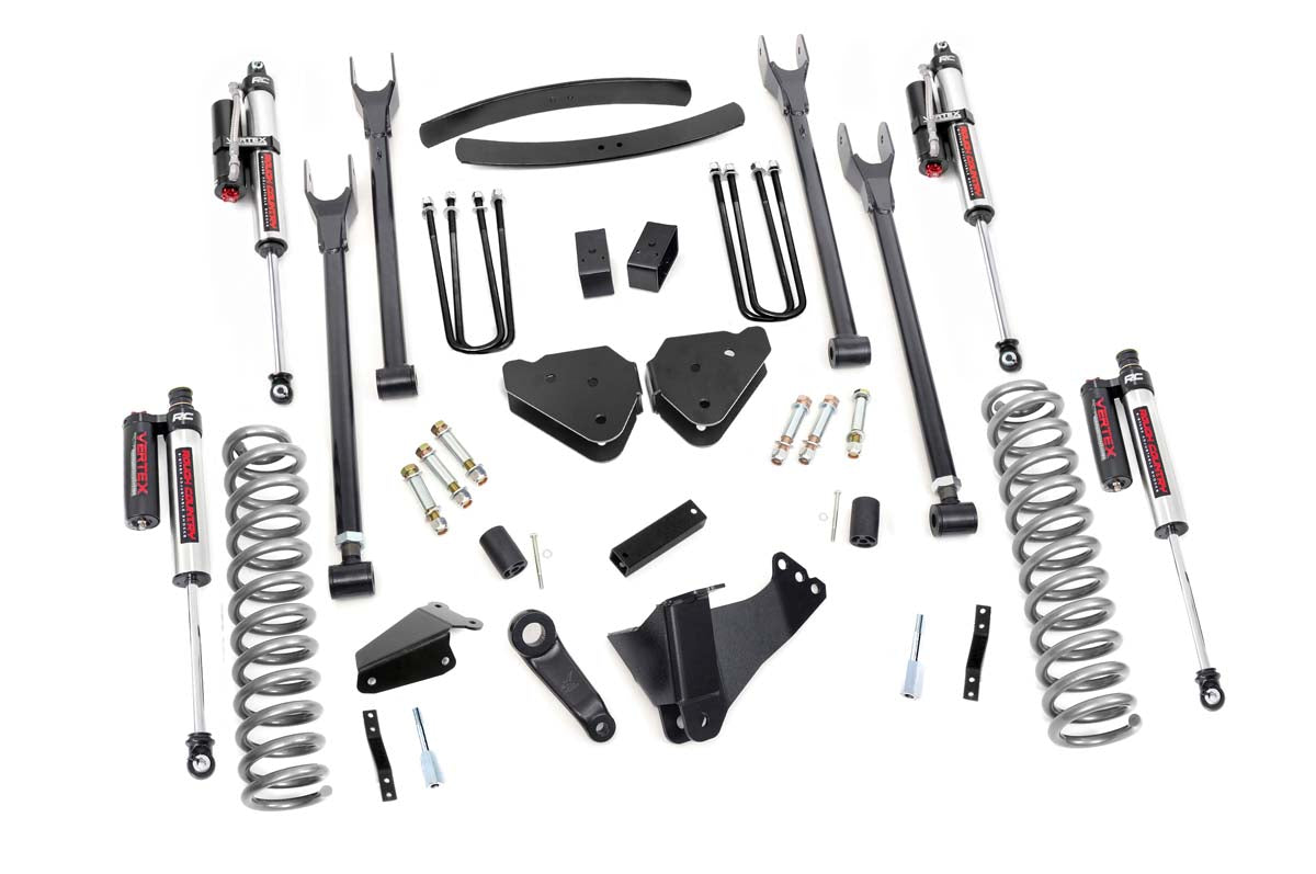 6 Inch Lift Kit | Gas | 4 Link | No OVLDS | Vertex | Ford Super Duty (05-07)