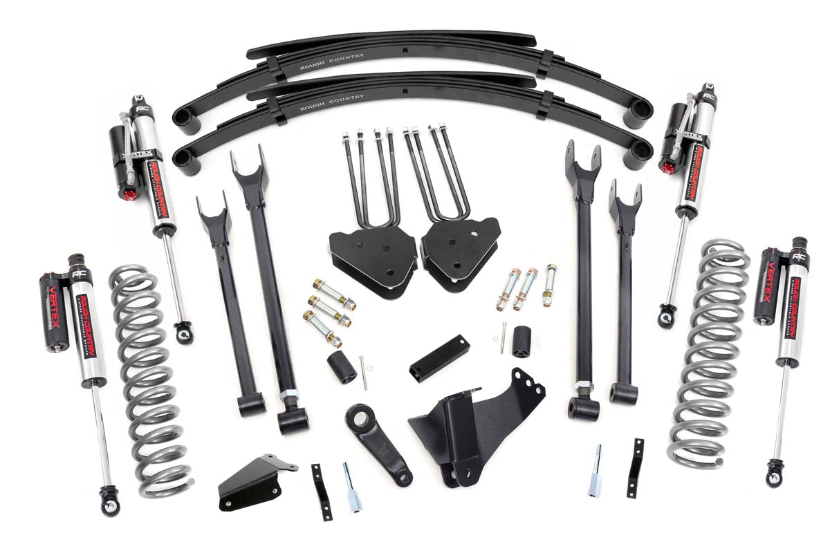 6 Inch Lift Kit | Gas | 4 Link | RR Spring | Vertex | Ford Super Duty (05-07)