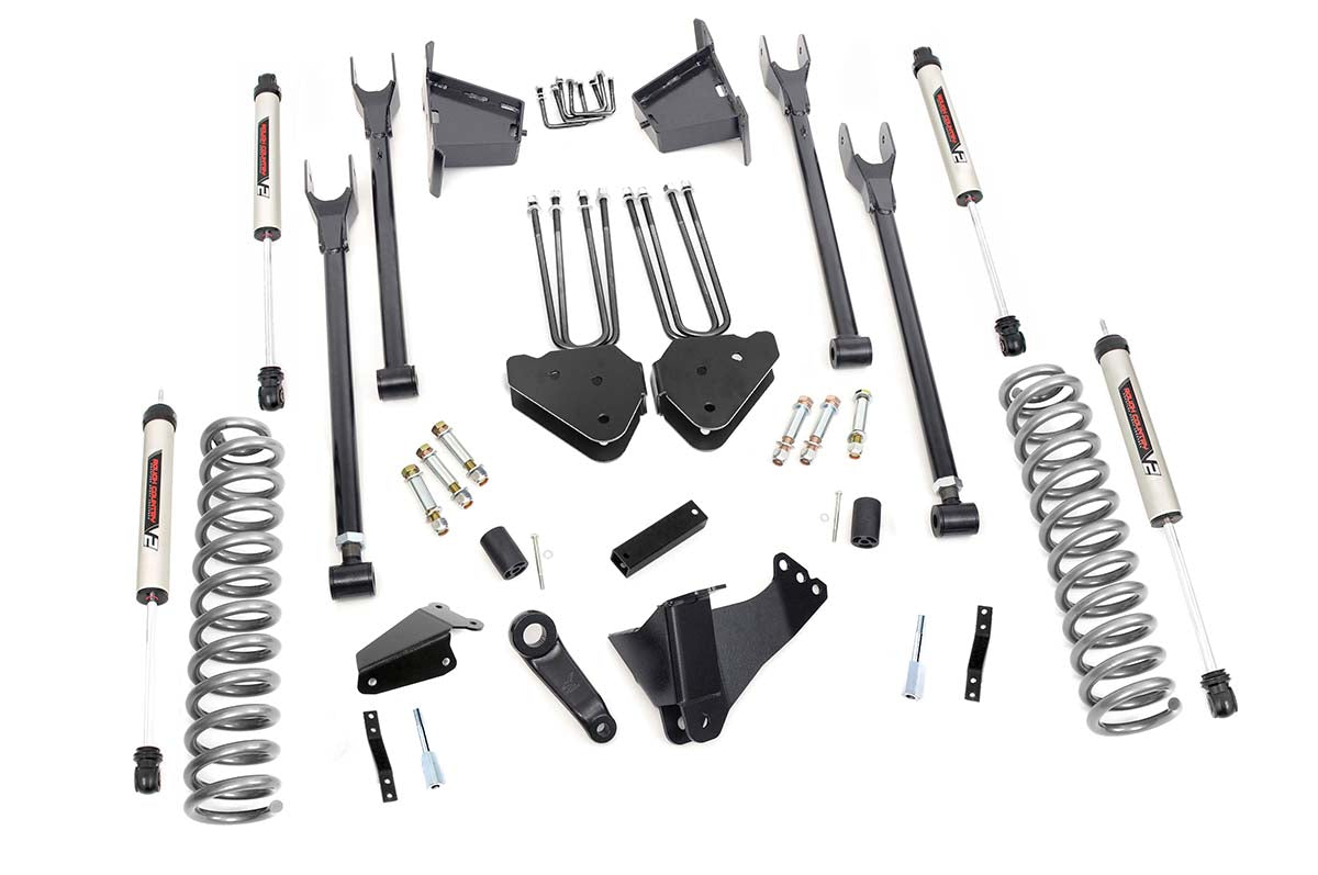 8 Inch Lift Kit | 4 Link | RR Blocks | V2 | Ford Super Duty (05-07)