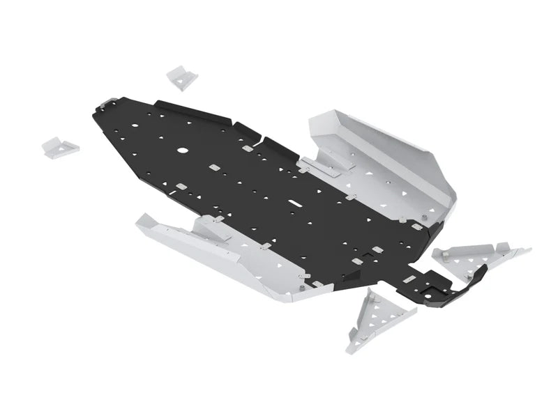 Skid plate full set (aluminum/plastic): CFMOTO UFORCE 600