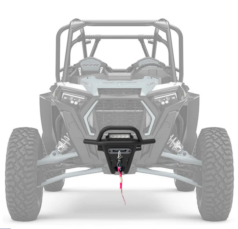 2018-21 Polaris RZR Turbo S Front Winch Sport Bumper (NO, Black)