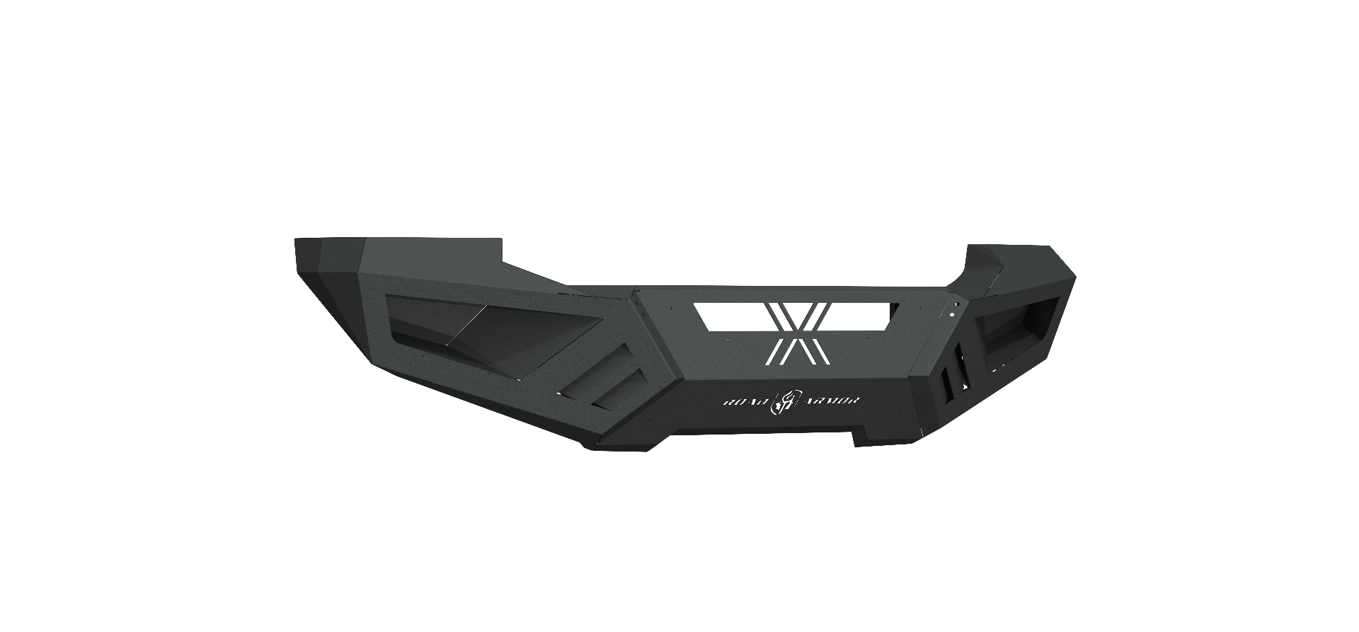 2005-2007 Ford F250 Spartan Front Bumper Texture Black Road Armor