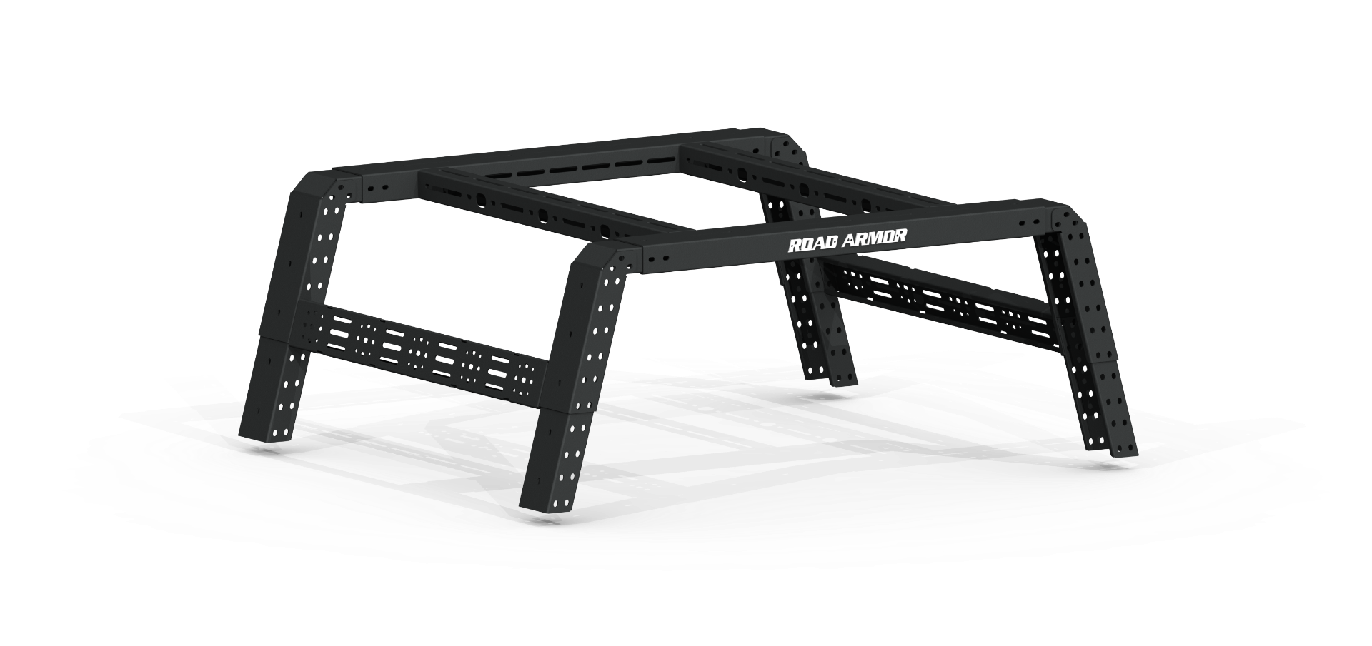2009-2014 Ford F-150 Treck 5 1/2 To 6Ft. Full-Size Truck Beds - Adjustable Bed Rack System (505Brs-Brktkit Included) - Texture Black