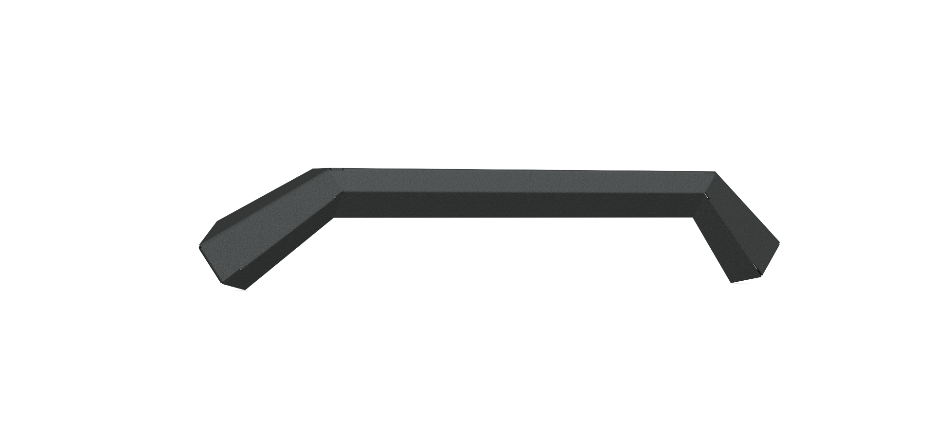 2011-2016 Ford F-250 Spartan Front Bumper Bolt-On Accessory Sheet Metal Pre-Runner Guard Texture Black Road Armor