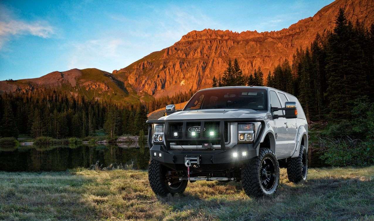 2011-2016 Ford F-250 Stealth Front Winch Bumper Titan Ii Guard Standard Flare - Texture Black Warn 16.5Ti