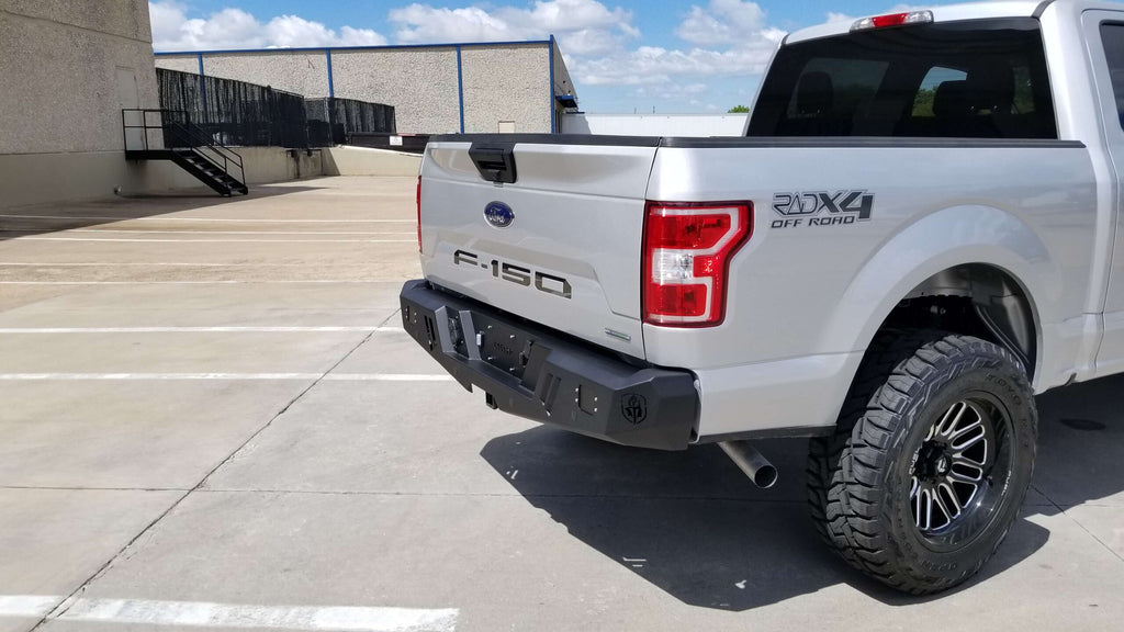 2015+ Ford F150 Spartan Rear Bumper Texture Black Road Armor