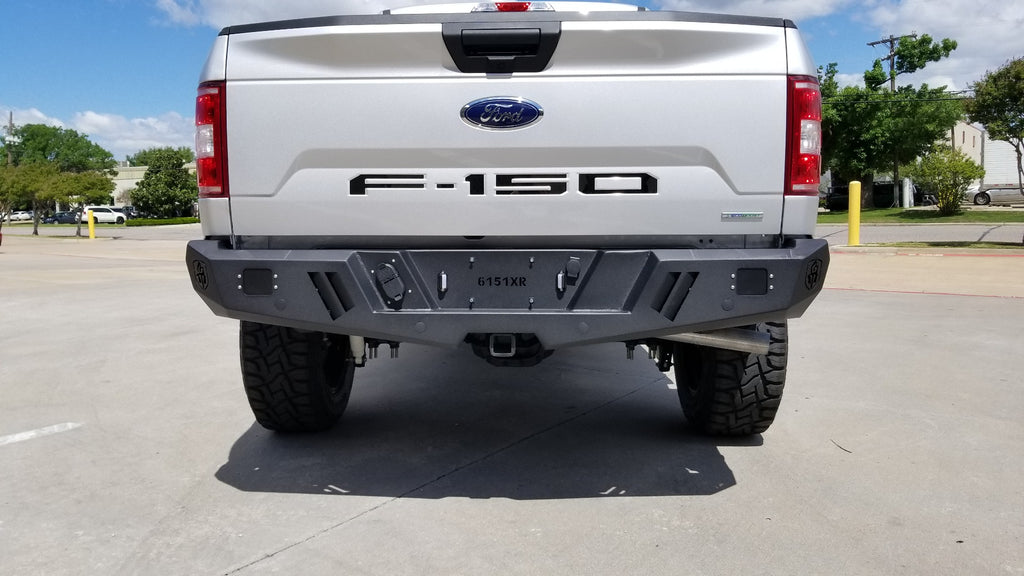 2015+ Ford F150 Spartan Rear Bumper Texture Black Road Armor