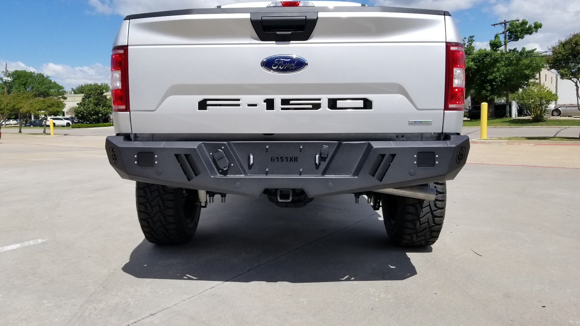 2015+ Ford F150 Spartan Rear Bumper Texture Black Road Armor