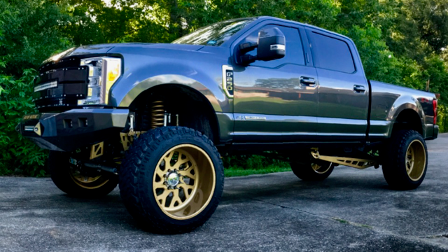 2017+ Ford F-250 Stealth Front Non-Winch Bumper - Texture Black