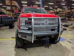 2017-2021 Ford F-250 Vaquero Front Non-Winch Bumper Full Guard - Texture Black