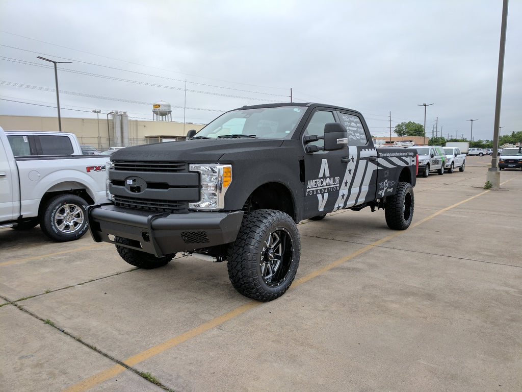 2017-2021 Ford F-250 Vaquero Front Non-Winch Bumper - Texture Black