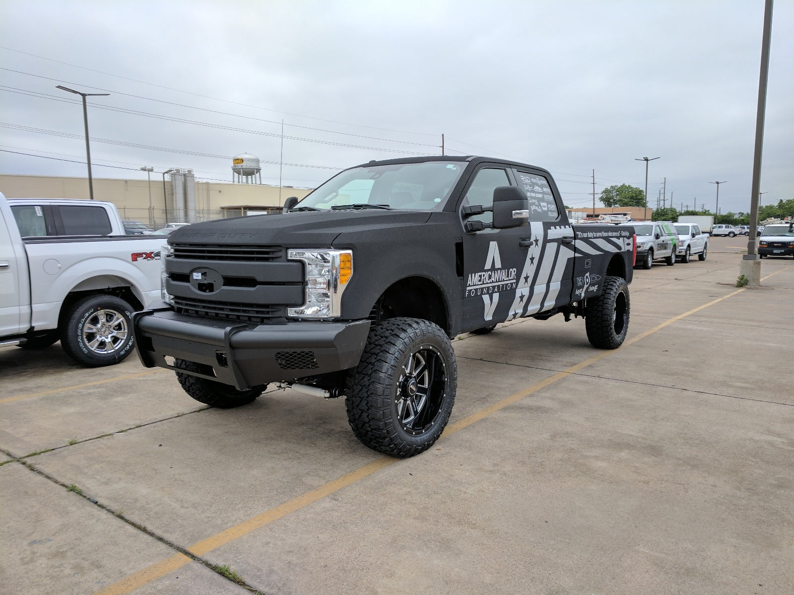 2017-2021 Ford F-250 Vaquero Front Non-Winch Bumper - Texture Black