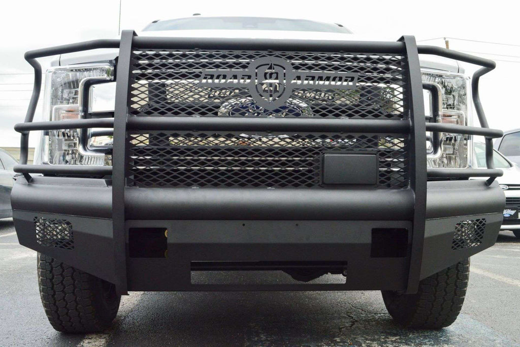 2017-2021 Ford F-250 Vaquero Front Non-Winch Bumper Full Guard - Texture Black