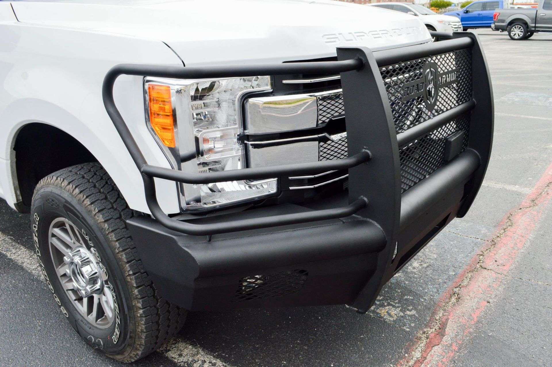 2017-2021 Ford F-250 Vaquero Front Non-Winch Bumper Full Guard - Texture Black