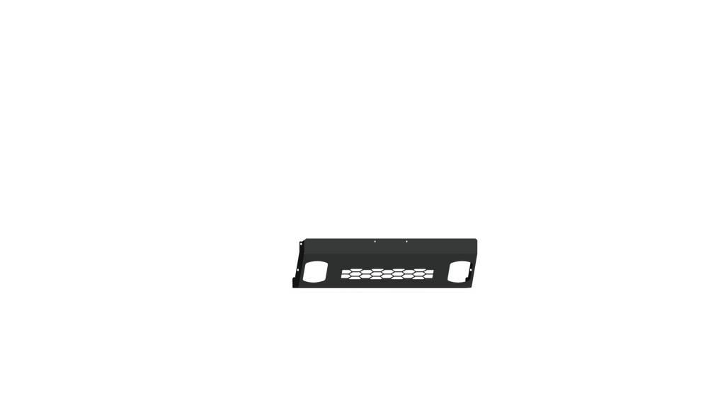 2018-2020 Ford F-150 Vaquero Front Non-Winch Plate - Texture Black