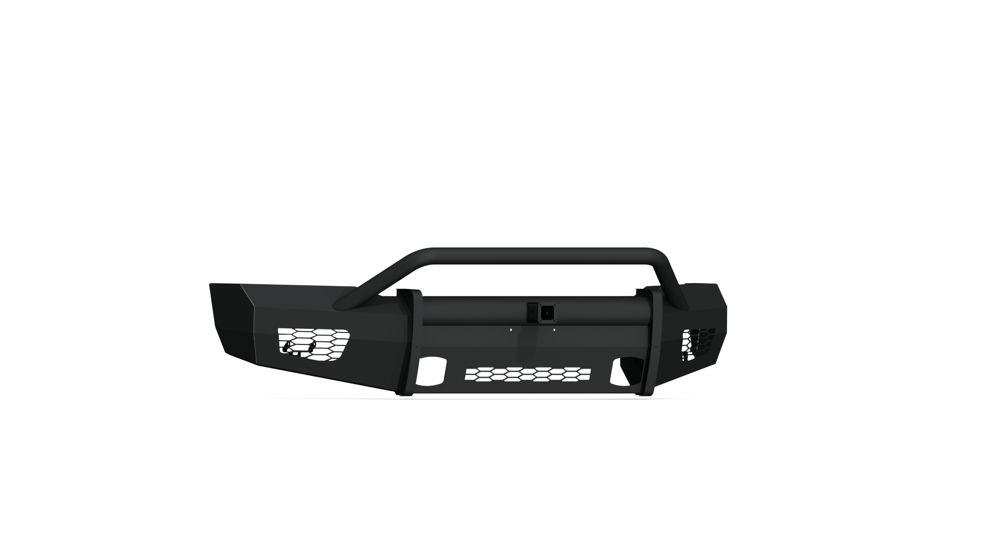 2018-2020 Ford F-150 Vaquero Front Non-Winch Bumper Pre-Runner Guard 2-In Receiver - Texture Black