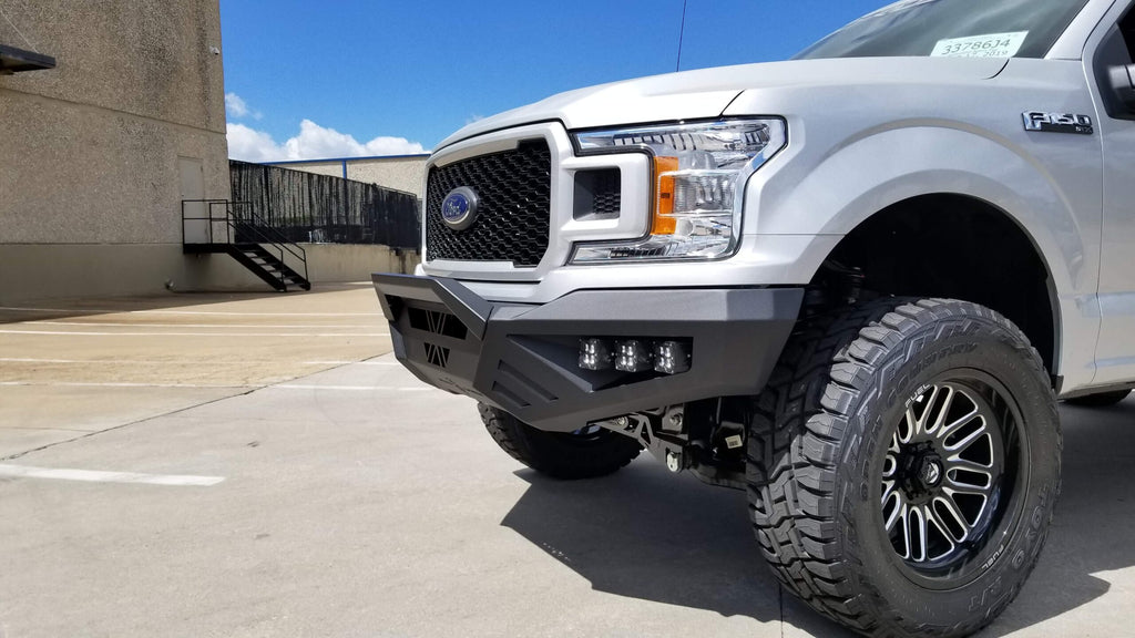 2018-2020 Ford F150 Spartan Front Bumper Texture Black Road Armor