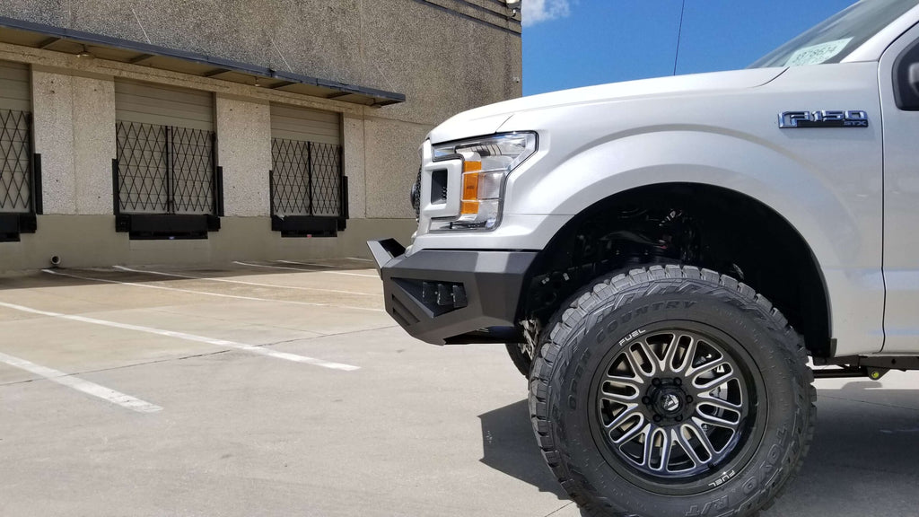 2018-2020 Ford F150 Spartan Front Bumper Texture Black Road Armor
