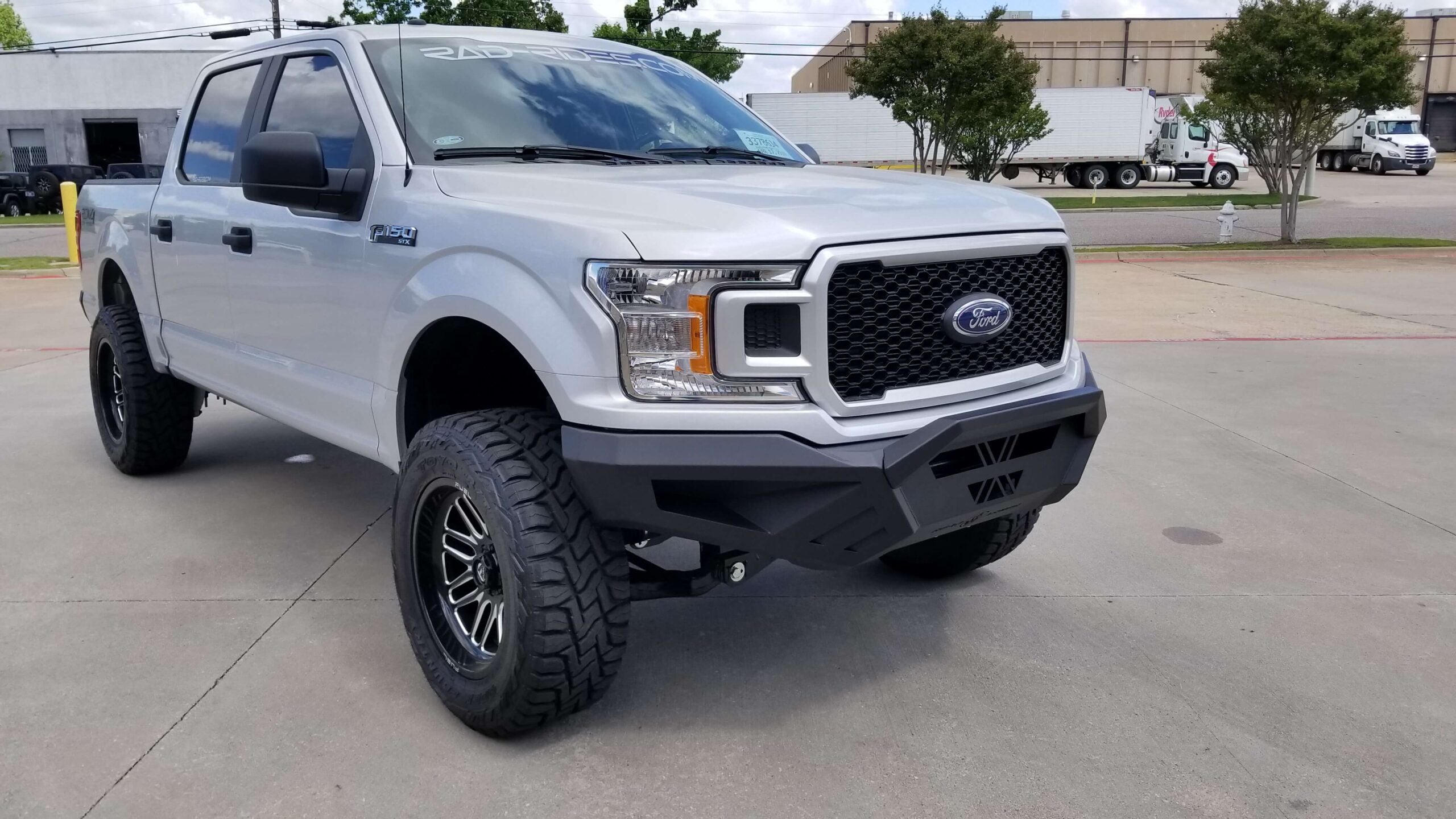 2018-2020 Ford F150 Spartan Front Bumper Texture Black Road Armor
