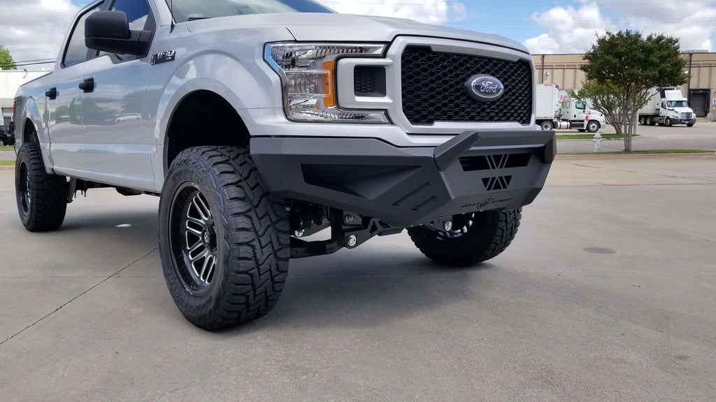 2018-2020 Ford F150 Spartan Front Bumper Texture Black Road Armor