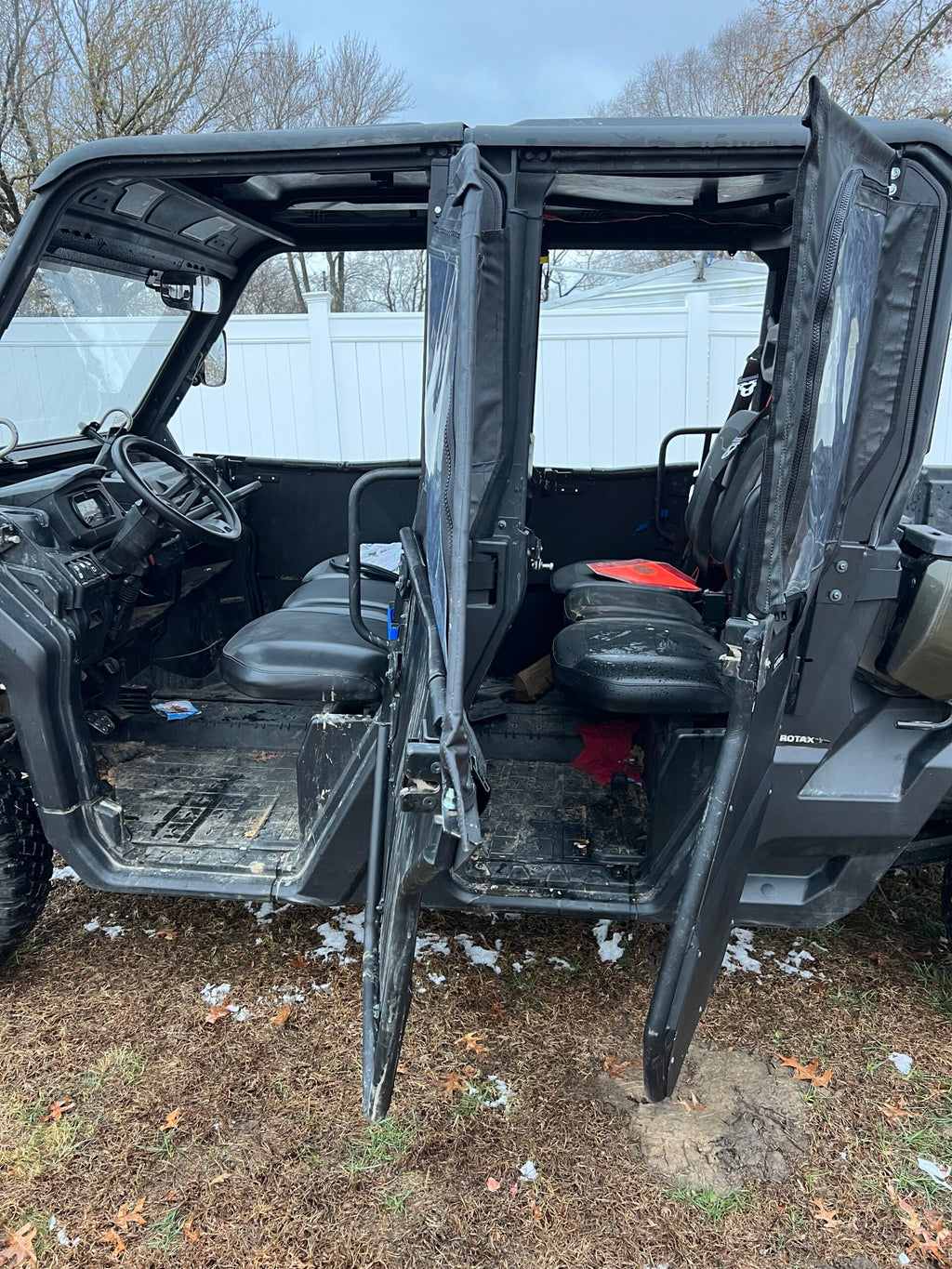 Canam Defender Max Convertible Doors (Rival Lower Doors and Removable Framed Upper Doors)