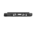 The 2019+ Ford Ranger Stealth Rear Winch Bumper in texture black features angular lines, multiple mounting points, a central winch cutout, and the white “ROAD ARMOR” logo on the right, shown against a white background.