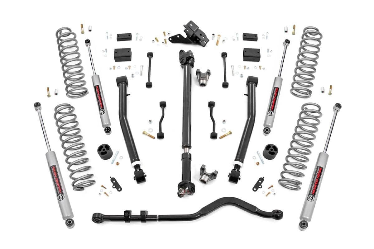 3.5 Inch Lift Kit | Adj Lower | FR D/S | Jeep Wrangler JL (18-23)