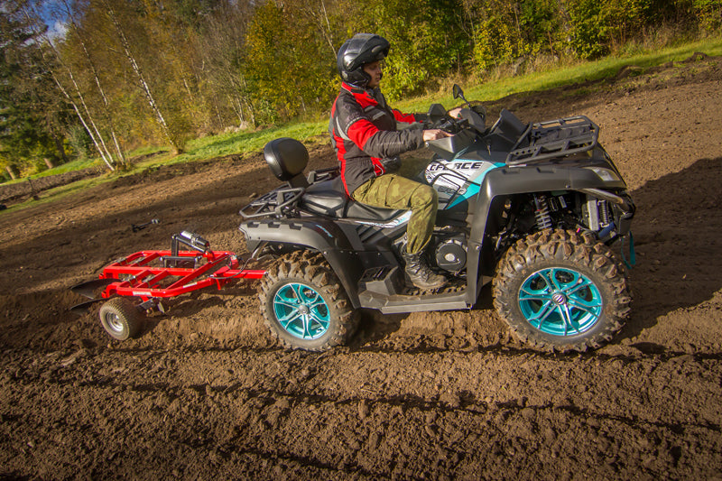 Universal Utv/Atv Two-Bottom Plow W/ Mini Motion Package: Heavy Duty Commercial Grade