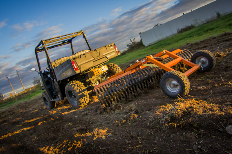 Universal Atv/Utv Landscape Rake: Heavy Duty Commercial Grade-72"