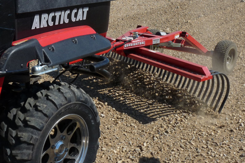 Universal Atv/Utv Landscape Rake: Heavy Duty Commercial Grade-72"