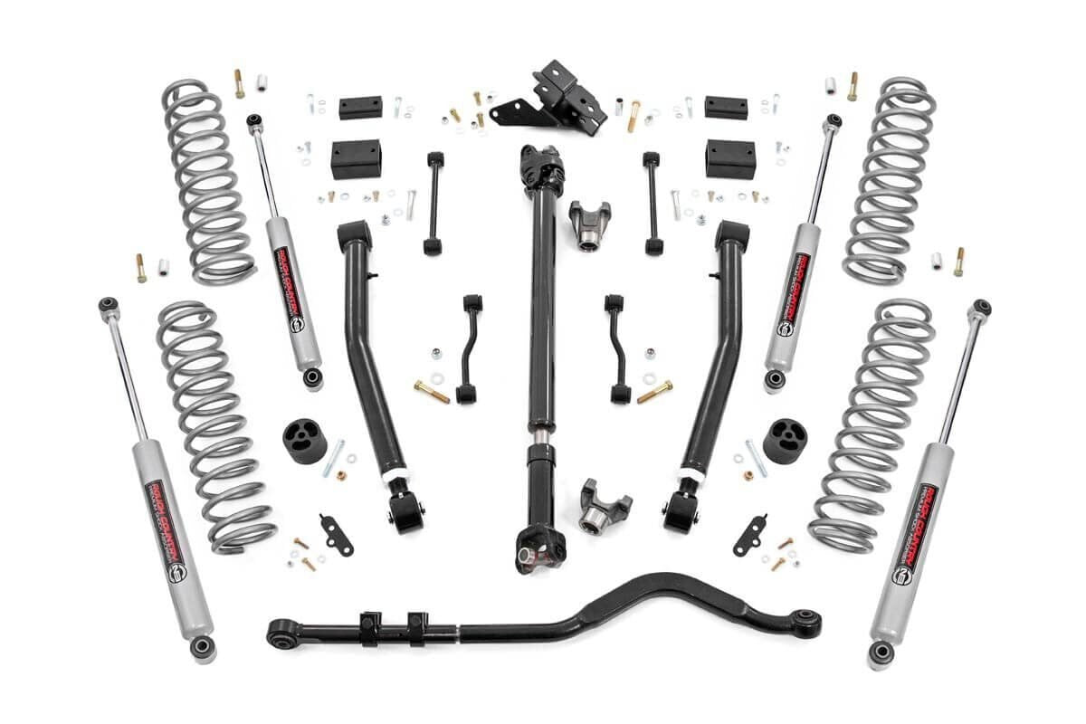3.5 Inch Lift Kit | Adj LCA | FR D/S | Jeep Wrangler JL Rubicon (18-23)