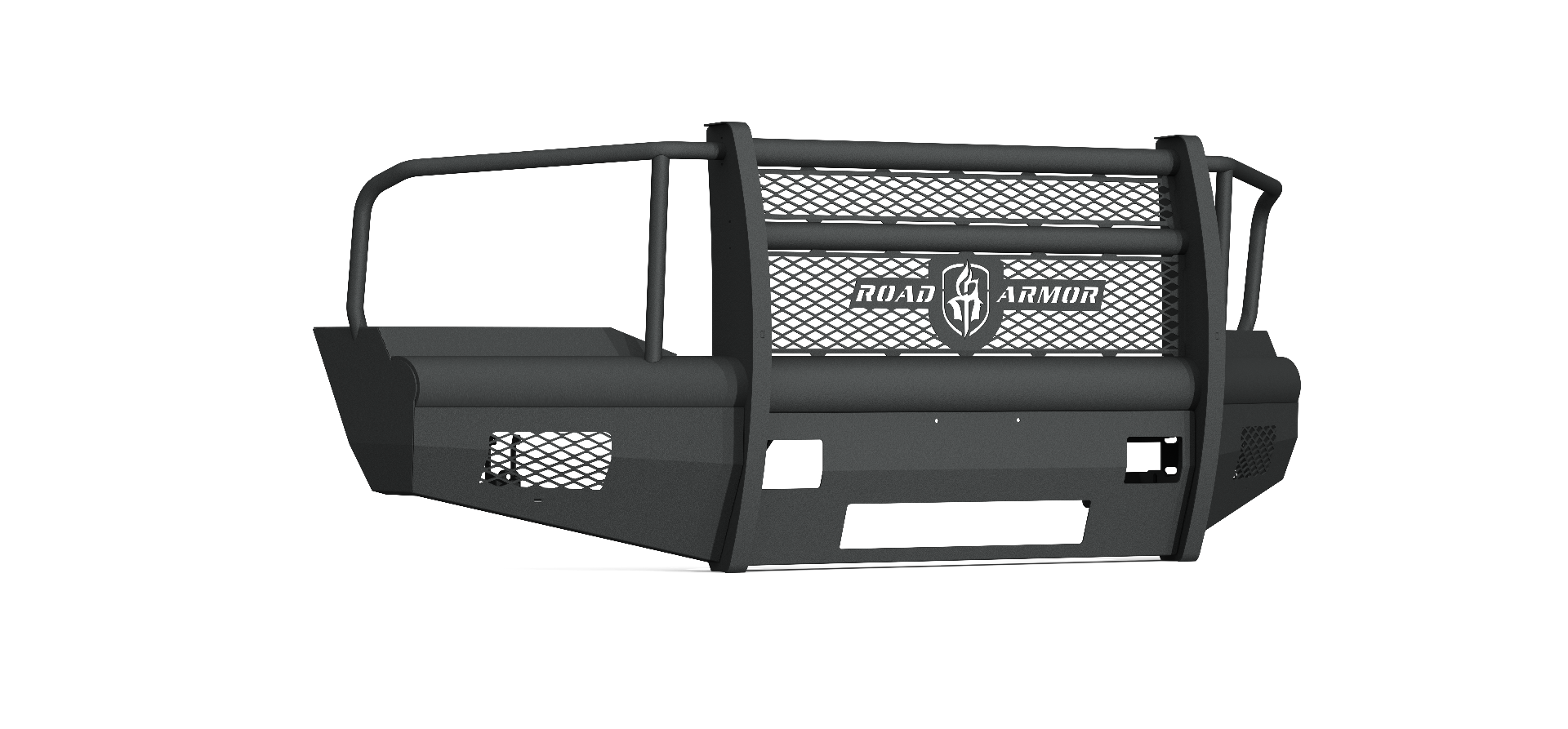 1999-2007 Ford F250 Vaquero Front Non-Winch Bumper Full Guard - Texture Black
