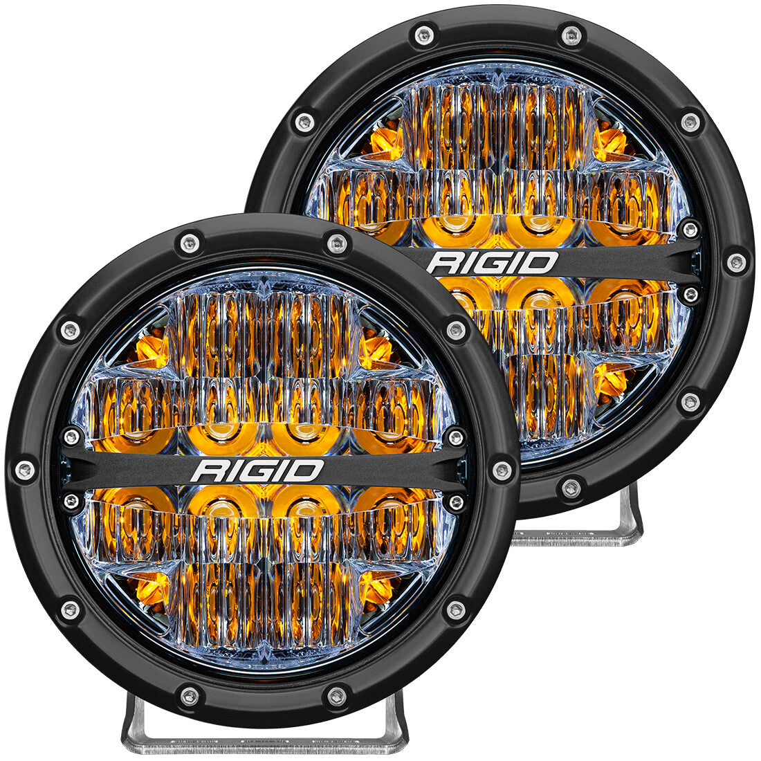 Rigid 360-Series 6In Drive Amber Back Light/2