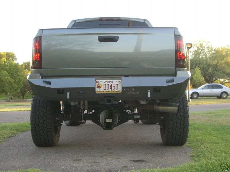 2003-2009 Ram 2500 Stealth Rear Winch Bumper - Texture Black Warn M8000 Or 9.5Xp