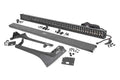 Rough Country Jeep 50-inch Straight LED Light Bar Upper Windshield Kit w/ Dual-Row Black Series LED | White DRL (20-22 Gladiator JT, 18-22 Wrangler JL)