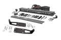 Rough Country LED Light | Bumper Mnt | 20" Black Single Row | White DRL | Ram 2500 (10-18)