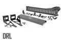 Rough Country LED Light | Bumper Mount | 2" Black Dual Row | White DRL | Ford Super Duty (05-07)