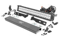 Rough Country Jeep 20in LED Bumper Kit | Chrome Series w/ Amber DRL (11-20 WK2 Grand Cherokee)